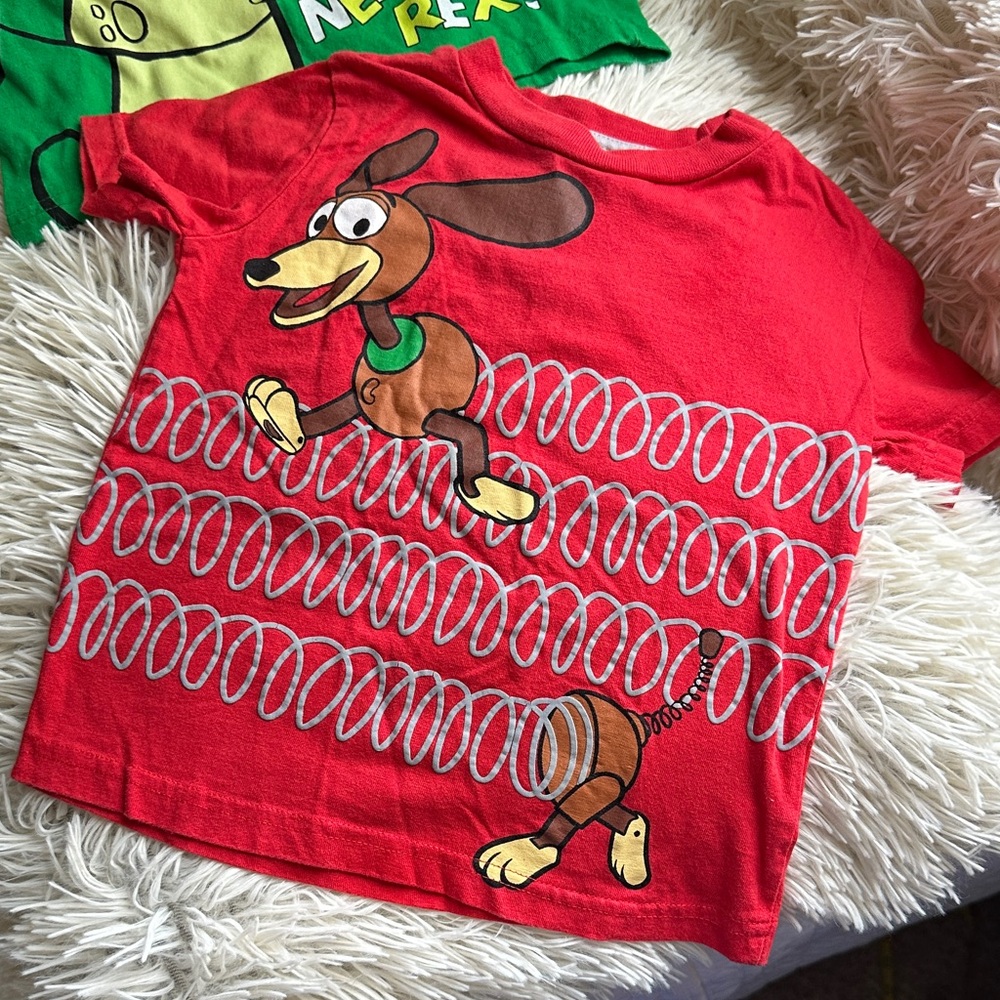 Toy Story Rex and slinky dog T-Shirts size 2T - Picture 4 of 8